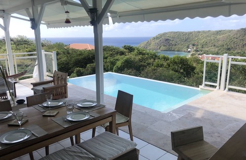 Les Anses-d'Arlets Villa | Villa Sea View with Pool, near beach