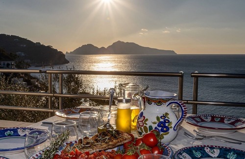 Massa Lubrense Villa | Villa Silvana-AmalfiCoast Panoramic villa with large garden and swimmingpool