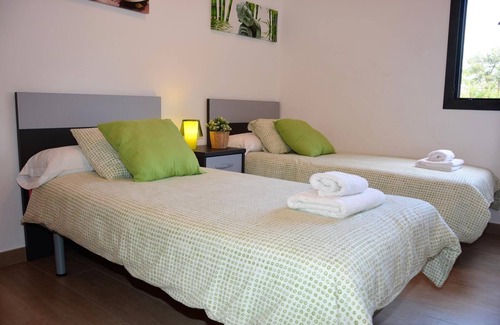 Sant Pere de Ribes Villa | 'Villa Sitges La Calma' with Mountain View, Private Pool, A/C & Wi-Fi