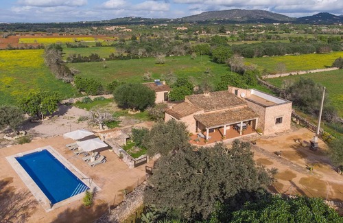 Santanyi Ski Chalet | Villa Son Coves by Slow Villas with salt-water swimming pool and garden in Santanyi