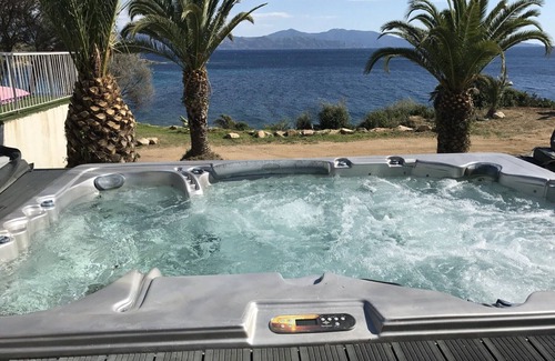 Cargese Villa | Villa stocking. Feet in the water! Superb sea view- Private pool- Jacuzzi