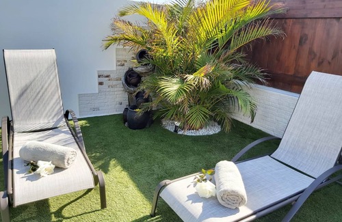 Caleta de Fuste Ski Chalet | Villa Thais with private heated pool in Caleta de Fuste.