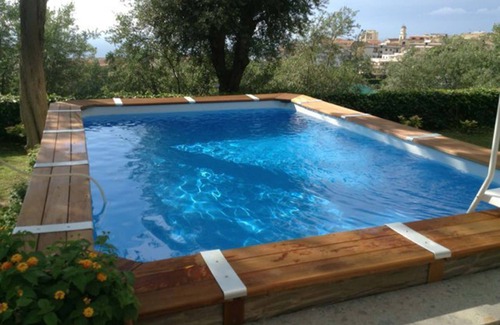 Schiazzano Villa | Villa Torre del Sole with pool, jacuzzi and sea view.