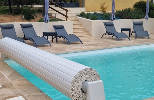 Rosieres Villa | Villa Tout Confort L'orchidée Avec Piscine Chauffée