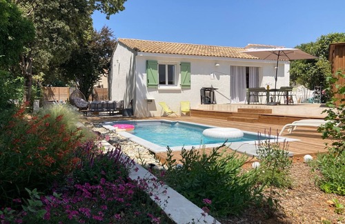 Perols House | Villa tt comfort exceptional view pinewood clim swimming pool near beach/montpellier