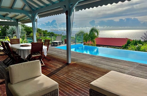 Deshaies Villa | Villa Vaïtea, pool, sea view, 3 bedrooms, Leroux area