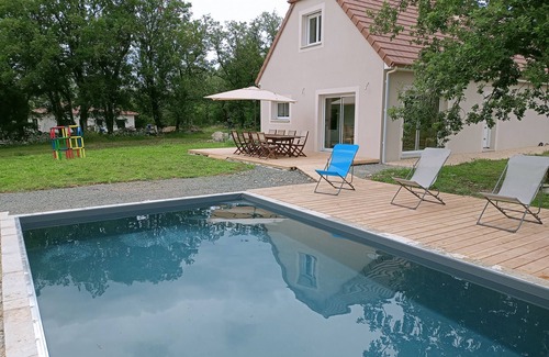 Saujac Villa | Villa Vacances Campagne vue Panoramique 8 Pers