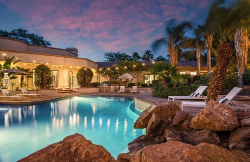 Bermuda Dunes Villa | Villa Verbena by AvantStay | Estate w/B-ball Court, Pool/Spa,Entertainer's Yard