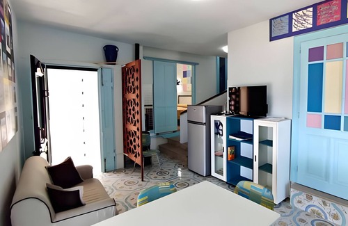 Corsano Villa | Villa 'Villetta Macchia Mediterranea' with Sea View, Wi-Fi and Air Conditioning