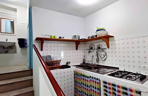 Corsano Villa | Villa 'Villetta Macchia Mediterranea' with Sea View, Wi-Fi and Air Conditioning