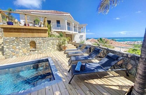 Orient Bay Villa | Villa West Indies, spectacular sea view, inside Orient Bay resort, private pool