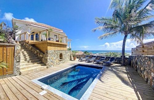 Orient Bay Villa | Villa West Indies, spectacular sea view, inside Orient Bay resort, private pool
