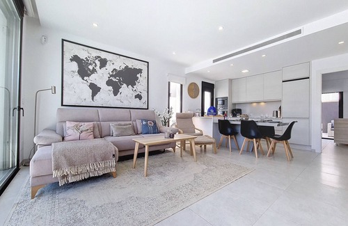 Santiago de la Ribera Villa | Villa with pool, jacuzzi and roof terrace