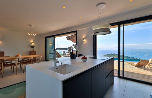 Le Rayol Villa | Villa with panoramic sea view, hammam and pool-spa