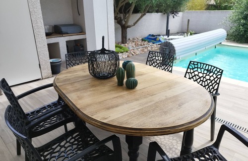 Lieuran-les-Beziers Villa | Villa with swimming pool. 15 min from the beaches and 25 min from the mountains