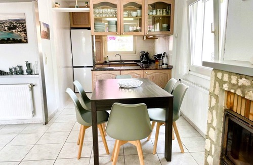 La Sabatera Villa | Villa with heated pool, beaches and town 10 mins walk, small sea view