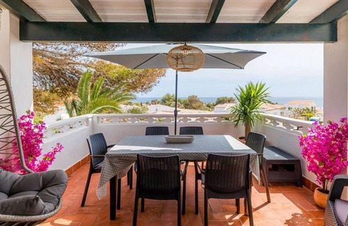 Binibequer Vell Villa | Villa with pool and sea view