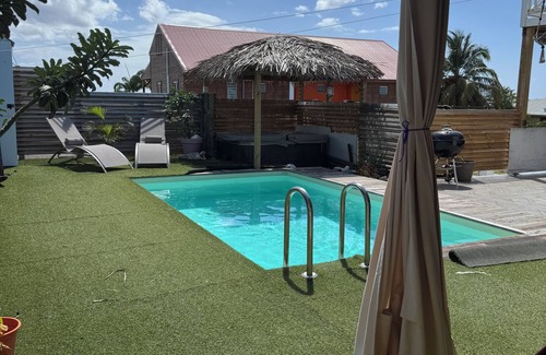 Malendure Villa | Villa with pool and jacuzzi near Leroux beach, ideal for families