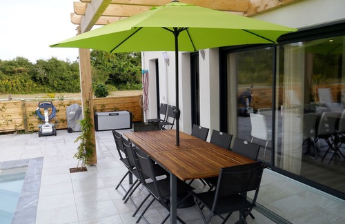 Saint-Augustin Villa | Villa with private pool and Jacuzzi on a residence with tennis