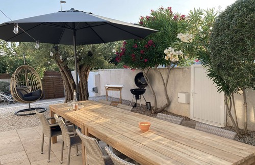 Portiragnes House | Villa with privat pool, 4 bedrooms, wifi, 3km from the beach of Portiragnes plage