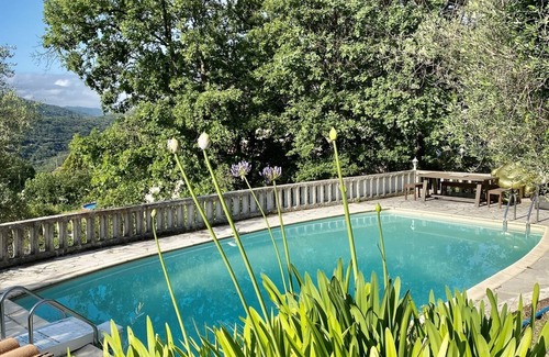 Le Tignet House | Villa with private swimming pool hill view, lake 5' Cannes & sea 30', Grasse 15'