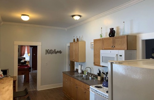 Drewsville Apartment | Village Flat with Antique Billiards