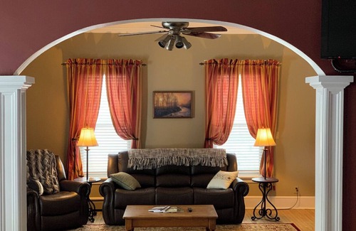 Drewsville Apartment | Village Flat with Antique Billiards