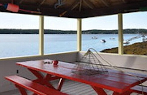 East Boothbay House | Vintage Victorian Oceanfront with Deep Water Dock and Pool