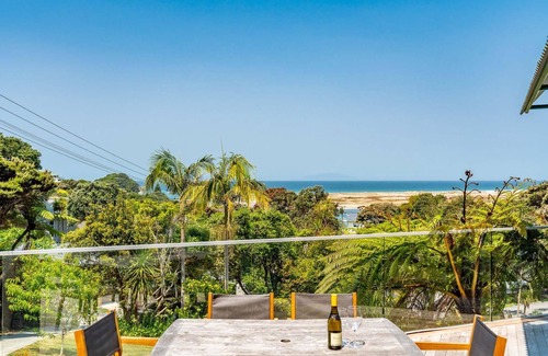Mangawhai Heads House | Vitamin Sea - Quirky holiday home in bush setting with views, walk to the estuary and surf beach