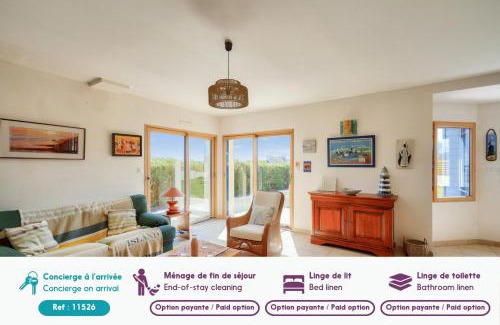 Plovan House | Vue mer ! À 200m de la plage, maison pour 9