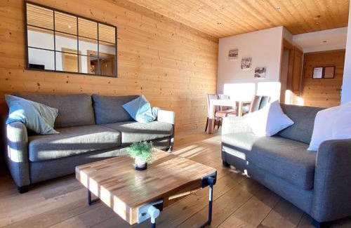 Flaine Apartment | Vue panoramique sur les montagnes plein Sud - T2 Skis aux pieds, Piscine & Spa
