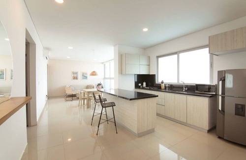 Manga Apartment | w* | Modern 3BR w/AC in Cartagena