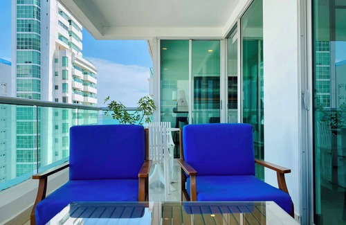 Castillogrande House | w* | Wonderful 2BR with balcony in Cartagena