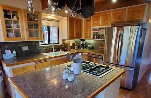 Arnold Cabin | Wake up to Coffee on the Deck and this view #SH596 by Bear Valley Vacation Rentals