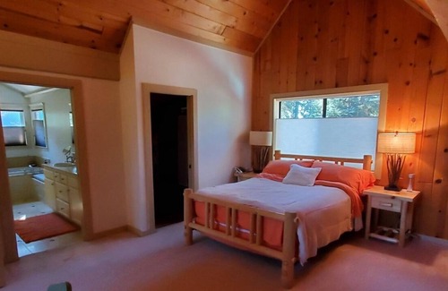 Arnold Cabin | Wake up to Coffee on the Deck and this view #SH596 by Bear Valley Vacation Rentals