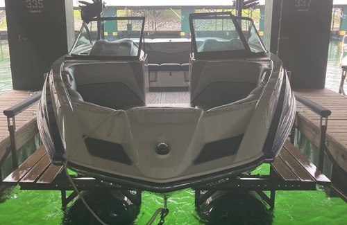 Byrdstown Boat Rental | Wakeboarding boat with me as a driver.