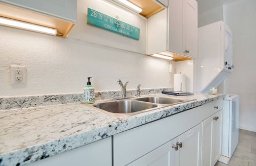 Cocoa Beach Apartment | Walk to Beach: Dog-Friendly Gem in Cocoa Beach!