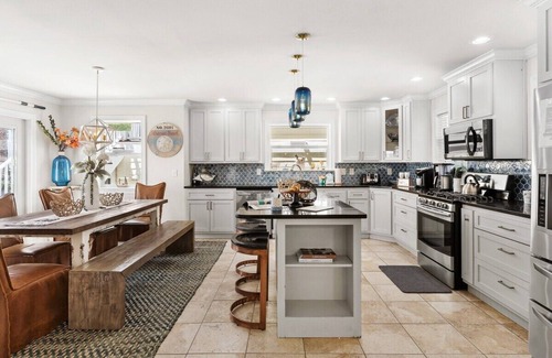 Crystal Beach House | Walk to Beach! Private Pool & Golf Cart Included!