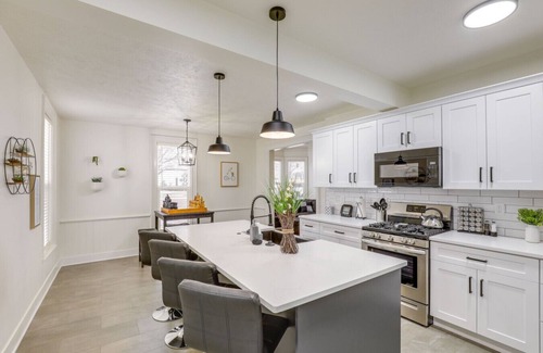 Blair Apartment | Walk to Downtown Blair Game Room + Fire Place Pet Friendly