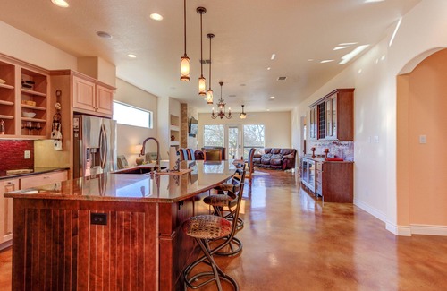 Gruene House | Walk to Gruene Private access to Guadalupe River Cascading Decks in the trees