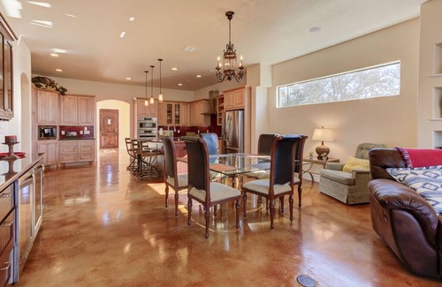 Gruene House | Walk to Gruene Private access to Guadalupe River Cascading Decks in the trees