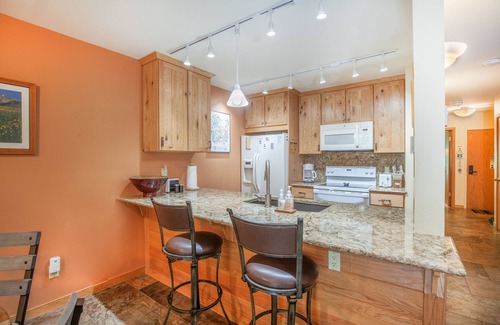 Mountain House Condo | Walk to Lift | Pool, Hot Tub & Biking