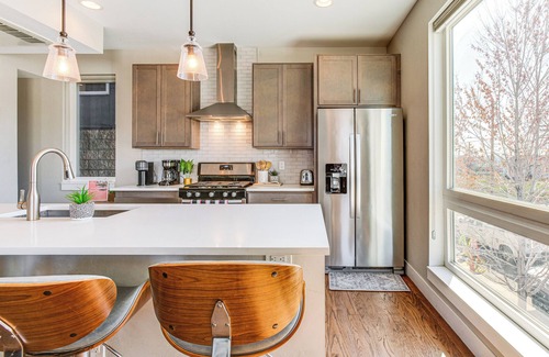 West Colfax House | Walk to Mile High Stadium: Modern Denver Townhome