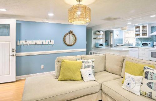 Atlantic Beach House | Walk to Ocean Home with Fire Pit in Atlantic Beach
