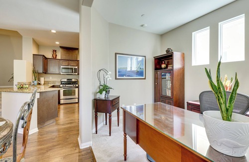 North Valley House | Walk to Public Transit: Gated Oceanside Abode!