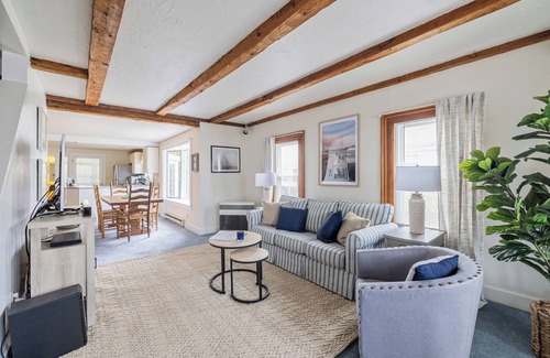 Kennebunk Condo | Walk to Shops & Beach. Cozy home with modern amenities for a memorable stay