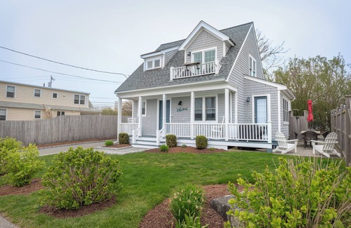 Easton's Point House | Walk to the Beach or Relax on the Balcony of this Beautiful Rental!