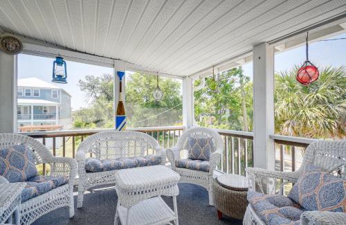 Atlantic Beach House | Walk to Water Coastal-Chic Home Near Myrtle Beach