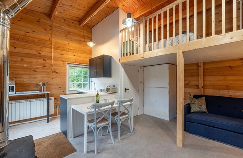 Barns Green Cabin | Walliswood Lodge - Rural Retreat - Newly converted, Wood Burner, Air Con, wi-fi