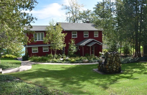 Boyne City House | Walloon Lake lakefront home 4 bedroom private cottage on beautiful west arm